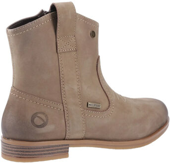 Dames Signet Leren Enkellaarsjes (Taupe) - EU 40.5 / UK 7