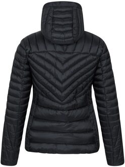 Dames Sky Gewatteerde Jas (Zwart) - maat