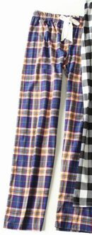 Dames Slaap Broek Broek Katoen Vrouw Lounge Slaap Bodems Blauw / L