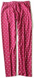 Dames Slaap Broek Broek Katoen Vrouw Lounge Slaap Bodems Rood / M