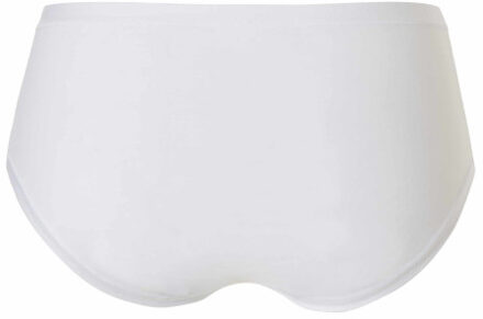 Dames slip met kant midi 3-pack Wit - XL