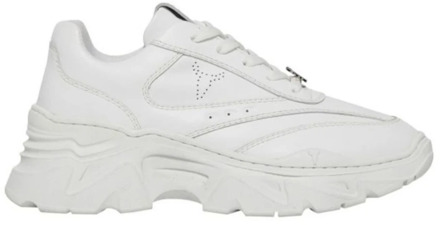 Dames Sneakers van Leer met Logo - Maat 38 Windsor Smith , White , Dames - 38 Eu,41 Eu,36 EU