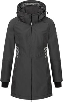 Dames Softshell Jas AS-305 – Lang, Waterafstotend, Reflecterend Grijs
