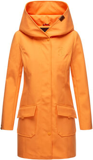 dames softshelljas – Mayleen, waterafstotend met capuchon Oranje - 2XL