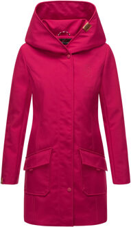 dames softshelljas – Mayleen, waterafstotend met capuchon Rood
