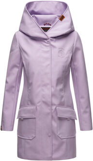 dames softshelljas – Mayleen, waterafstotend met capuchon Roze