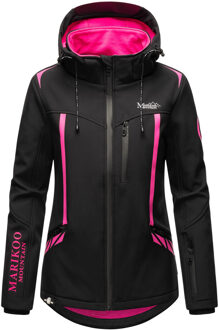 dames softshelljas – Mount-Cho-Oyu met afneembare capuchon Zwart