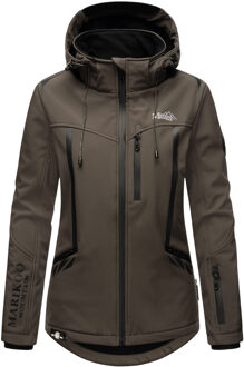 dames softshelljas – Mount-Cho-Oyu met afneembare capuchon Zwart