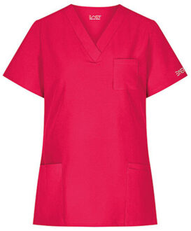 Dames sportsline regelmatig tuniek Rood - XXL