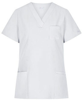 Dames sportsline regelmatig tuniek Wit - XL