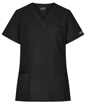 Dames sportsline regelmatig tuniek Zwart - XL