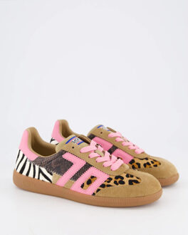 Dames squid brown animal mix Bruin - 38