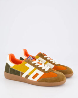 Dames squid orange suede mix - maat 38 Bruin