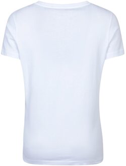 Dames St Ives Korte Mouwen T-Shirt (Wit) - maat EU 44 / UK 16