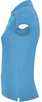 Dames ster poloshirt Blauw - XL
