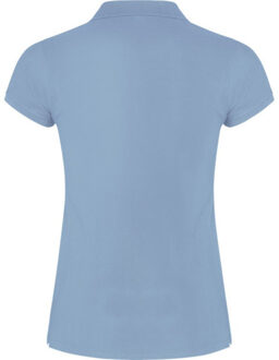 Dames ster poloshirt Blauw - XXXL