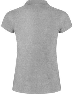 Dames ster poloshirt Grijs - XXXL