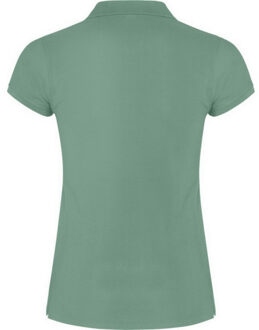Dames ster poloshirt Groen - M