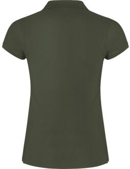 Dames ster poloshirt Groen - XXXL