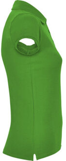 Dames ster poloshirt - maat M Groen