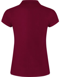 Dames ster poloshirt - maat XXL Rood