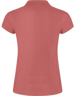 Dames ster poloshirt Rood - L