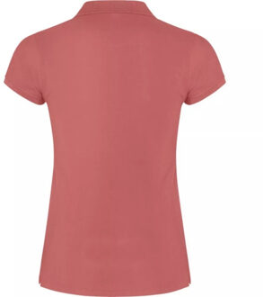 Dames ster poloshirt Rood - XXL