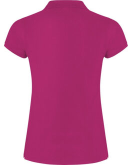 Dames ster poloshirt Roze - M