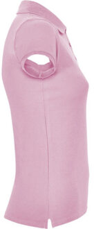 Dames ster poloshirt Roze - XXL