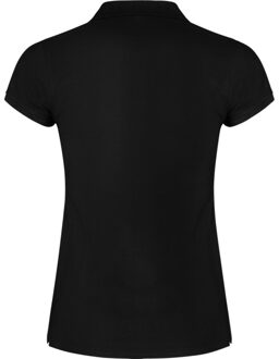 Dames ster poloshirt Zwart - XXXL