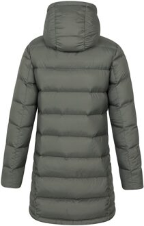 Dames Stratus Extreme Opvouwbare Lange Donsjas (Khaki Groen) - maat EU 40 / UK 12 Kaki