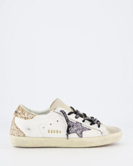 Dames super-star sneaker /glitter Wit - 42