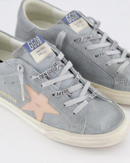 Dames super-star sneaker suede Blauw - 37