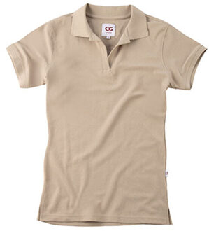 Dames susa poloshirt - maat L Beige