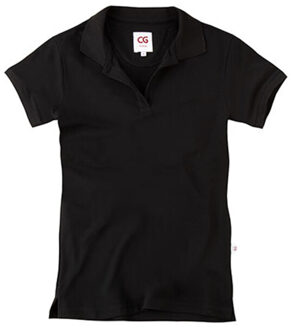 Dames susa poloshirt Zwart
