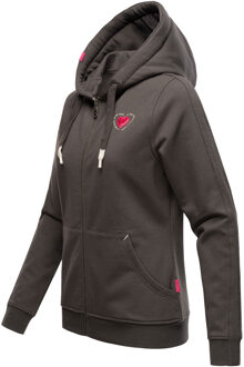 dames sweatvest Cremetörtchen – Warm & Stijlvol Grijs