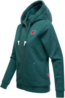 dames sweatvest Cremetörtchen – Warm & Stijlvol Groen - M