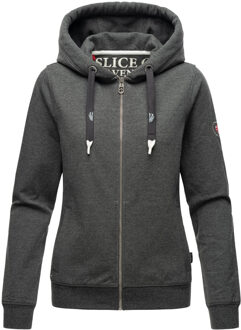 dames sweatvest Engelshaar – Warm, Stijlvol & Comfortabel - maat L Grijs