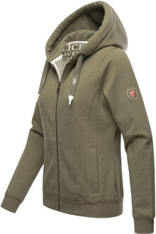 dames sweatvest Engelshaar – Warm, Stijlvol & Comfortabel - maat S Groen