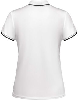 Dames tamil sportpoloshirt met korte mouwen Zwart - XXL