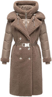 dames teddyjas Kuscheltraum met 2-in-1 gewatteerd inzetstuk Grijs - 2XL