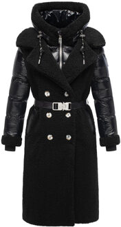 dames teddyjas Kuscheltraum met 2-in-1 gewatteerd inzetstuk Zwart - L