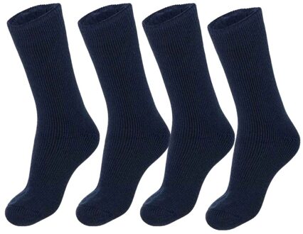 Dames Thermo Sokken 4-pack Dark Jeans - 36/41