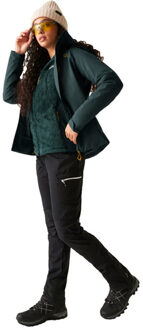 Dames torrek ii colour block waterdichte jas Groen - 40