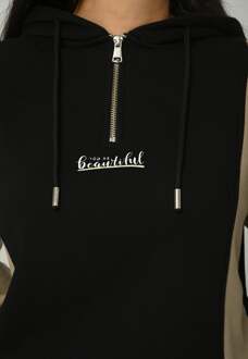 Dames trainingspak Beautiful, geborduurd, modern Zwart - XS