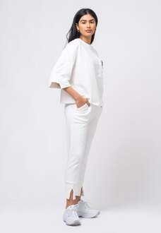Dames Trainingspak Chain met oversized top Wit - S
