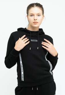 Dames Trainingspak met logostrepen, casual Zwart - XS