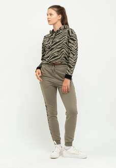 Dames trainingspak Stylish Zebra Kaki - XS