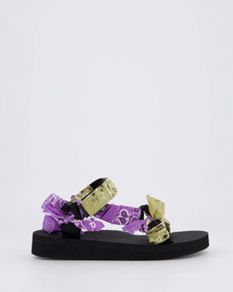 Dames trekky sandals /paars Groen - 38