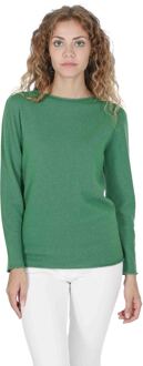 Dames Trui Met Boothals Coe 0025 Groen - maat S